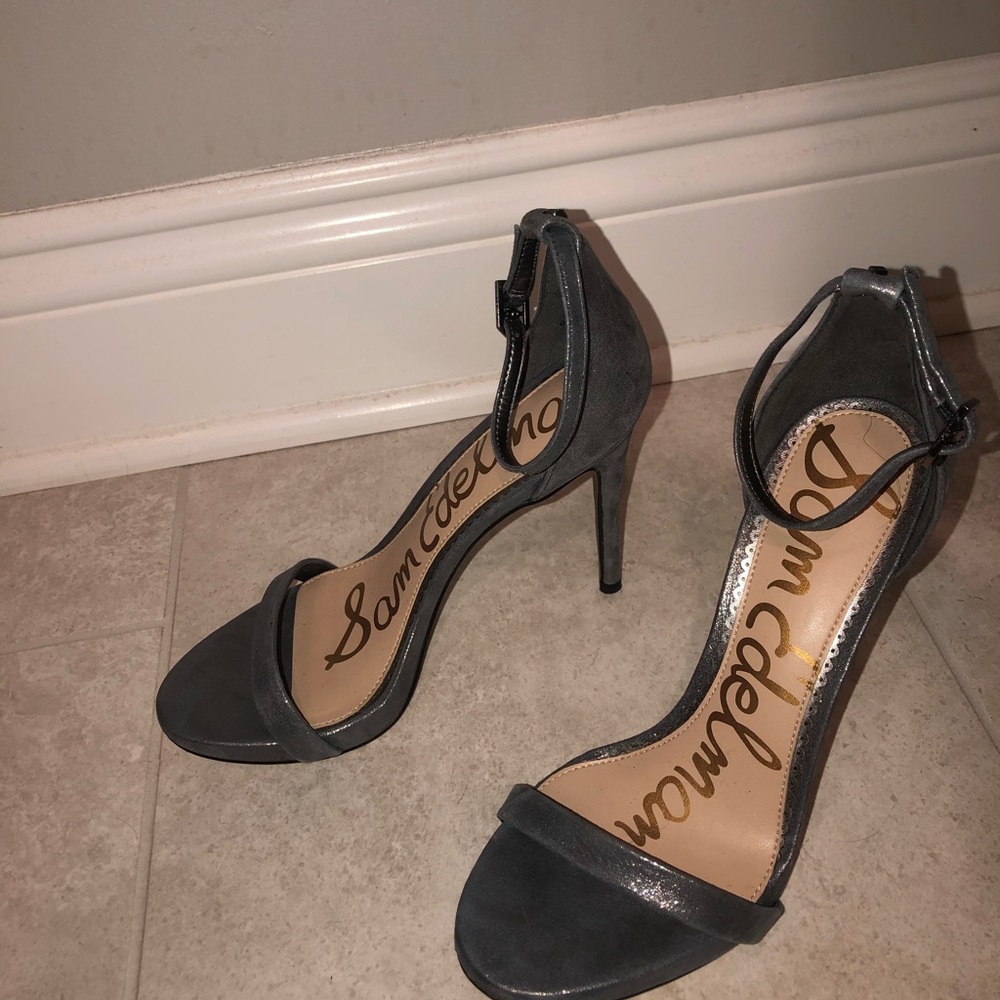 Silver elegant size 6.5 Sam edelman heels